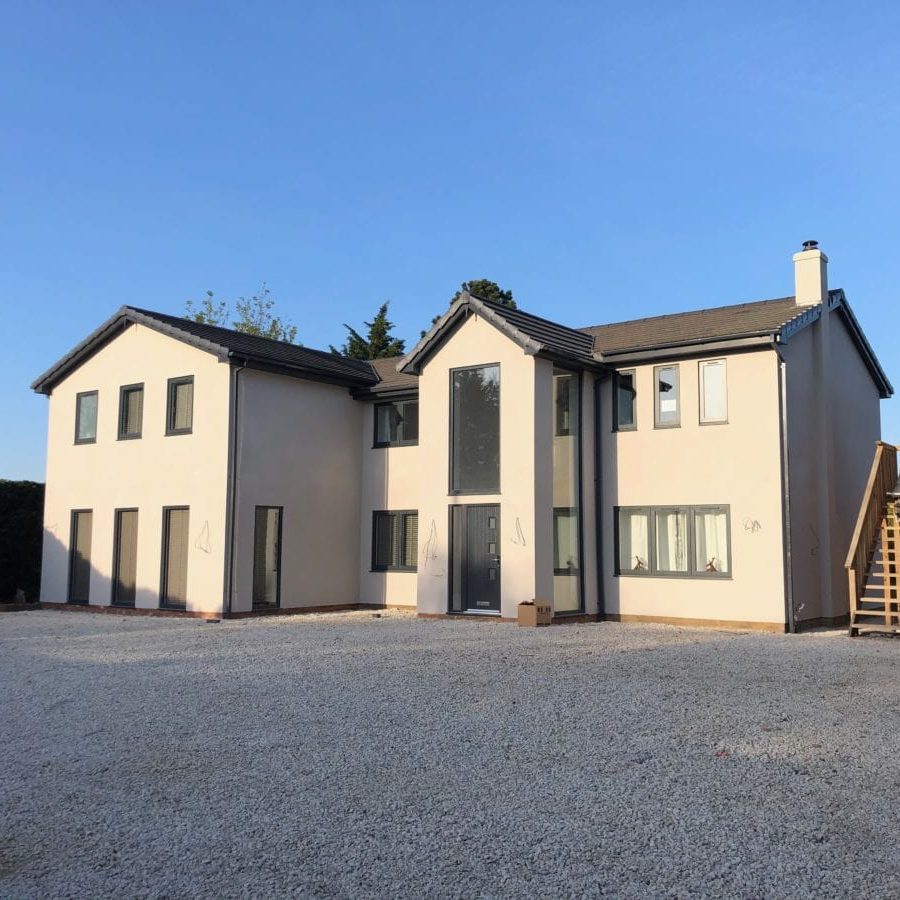 Large render house project